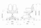 Ортопедическое кресло детское Duorest Duokids DR-280DDS, Цвет: зелёный